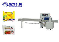 Şeker Erişte Kurabiye Akış Yastık Paketleme Makinası 40-180 Paket/Dk Otomatik