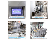 PE 400kg Otomatik Dikey Granül Paketleme Makinesi Gıda Taneleri 520mm Rulo Film